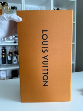 Louis Vuitton Orange Gift Box with matching accessories